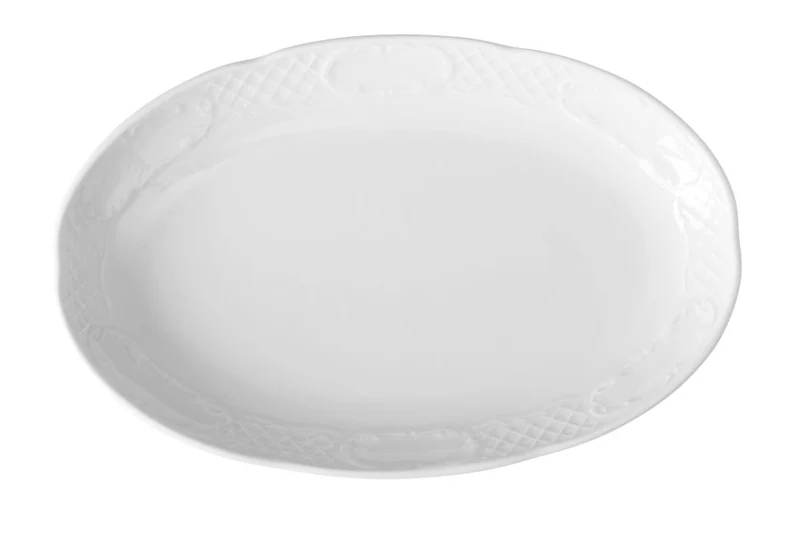 HENDI Platte – oval – 280 × 180 mm – 6 Stück