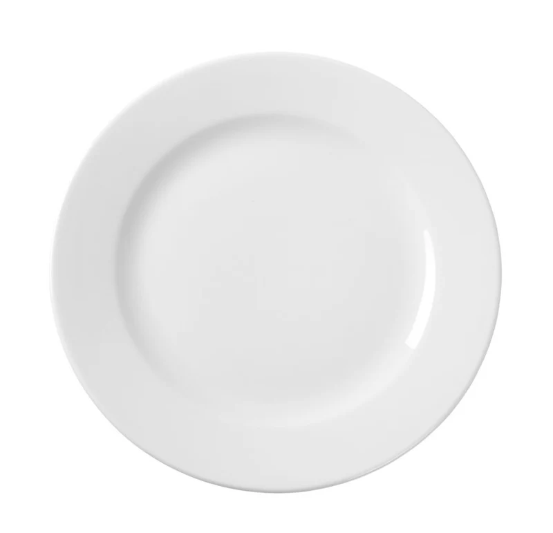 HENDI Teller – flach – Weiß – Ø 160 mm – 12 Stück