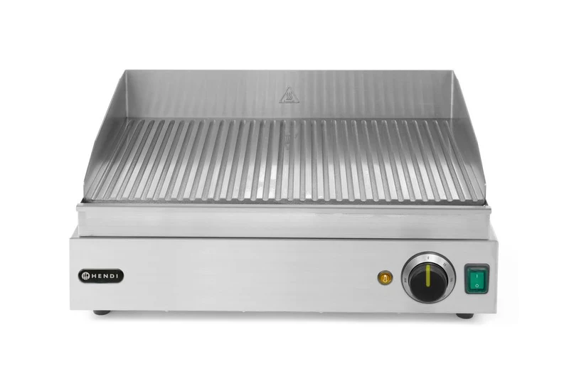 HENDI Grillplatte – Profi Line – 230 V / 2400 W – 527 × 404 × 233 mm