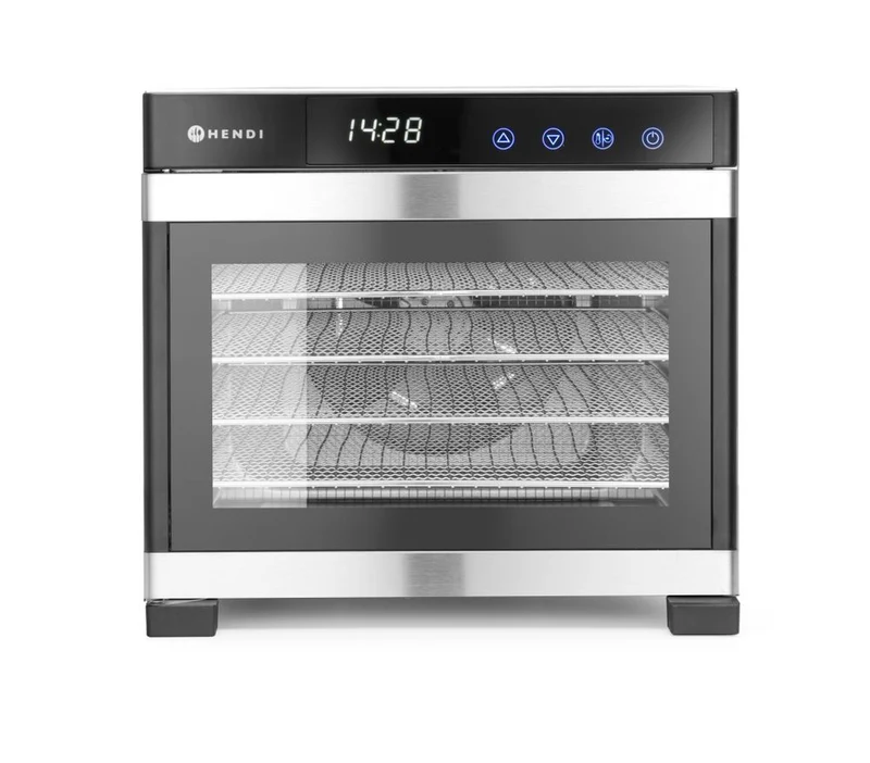 HENDI Dörrautomat für Lebensmittel – Profi Line – 6 Bleche – 230 V / 650 W – 342 × 485 × 309 mm