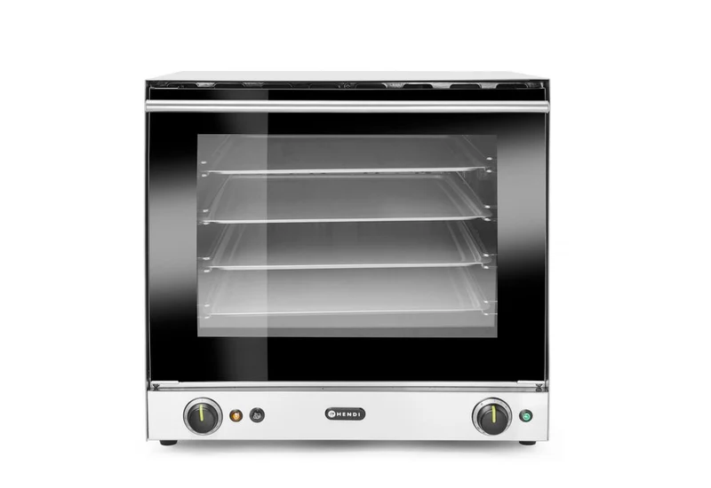 HENDI Heißluftofen mit Beschwadung H90S – 230 V / 2670 W – 595 × 595 × 570 mm