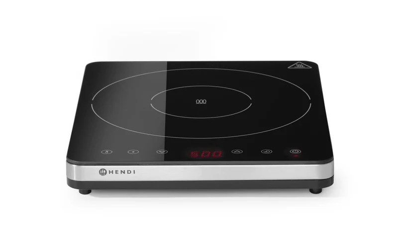 HENDI Induktionskocher Modell 2000 – Kitchen Line – 230 V / 2000 W – 295 × 400 × 42 mm