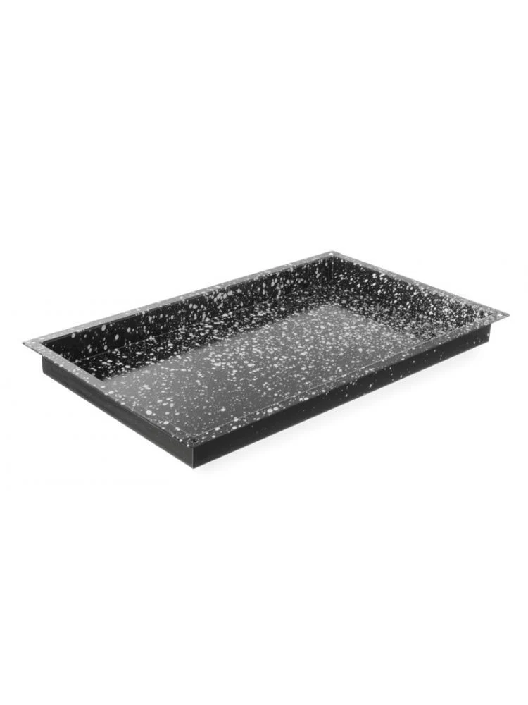 HENDI Blech CONVECTOMAT CLASSIC GN 1 / 1 – GN 1 / 1 – Schwarz – 530 × 325 × 40 mm