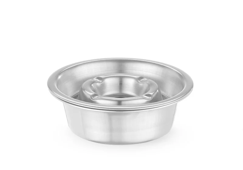 HENDI Aschenbecher mit Aschebehälter – Ø 140 × H 40 mm