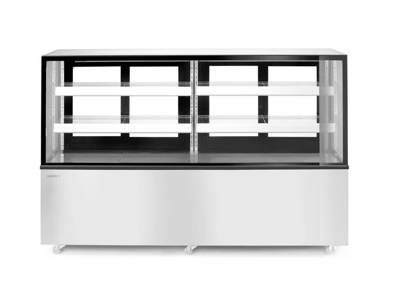 Arktic Kühlvitrine mit 2 Regalen – 230 V / 500 W – 677 × 1824 × 1230 mm