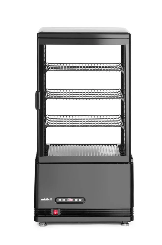 Arktic Aufsatz-Kühlvitrine 68 Liter – Schwarz – 230 V / 170 W – 397 × 444 × 875 mm
