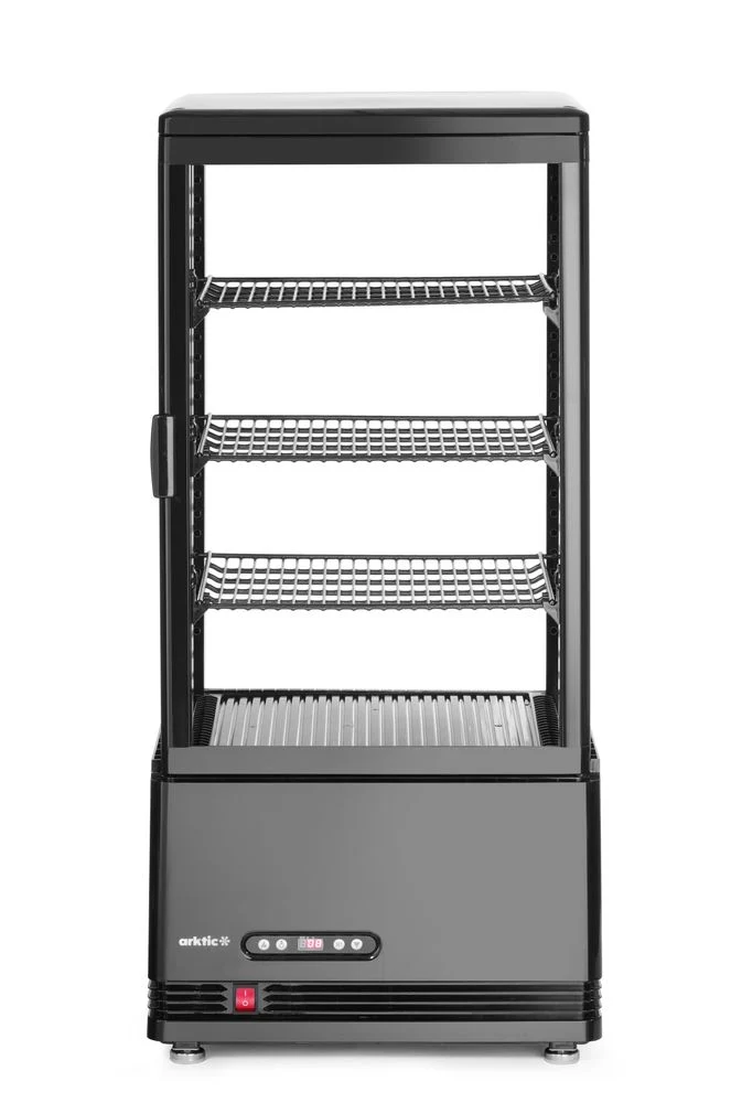 Arktic Aufsatz-Kühlvitrine 78 Liter – schwarz – 230 V / 170 W – 397 × 444 × 940 mm