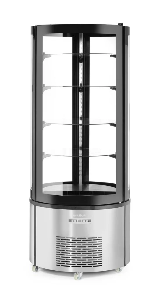 Arktic Kuchenvitrine – rund 360 l – 230 V / 460 W – Ø 680 × H 1755 mm