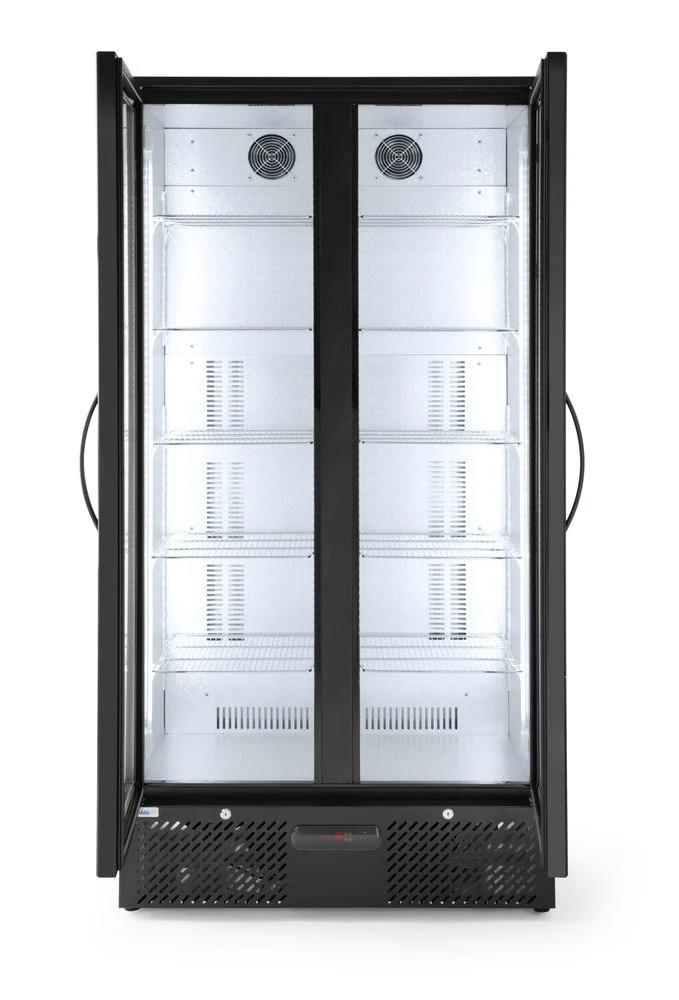 Arktic Kühlschrank mit doppelter Tür auf der Rückseite – 384 l – Schwarz – 230 V / 365 W – 940 × 635 × 1983 mm