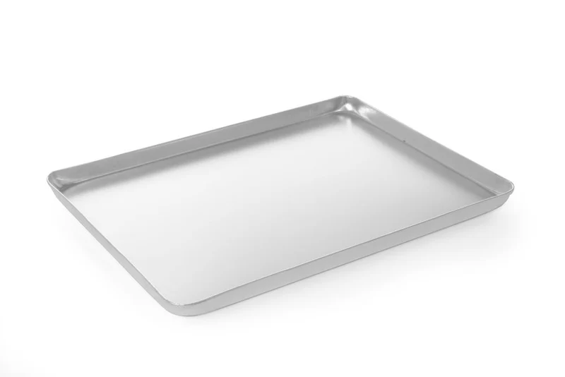 HENDI Auslagetablett für Süsswaren – Silber – 400 × 300 × 20 mm