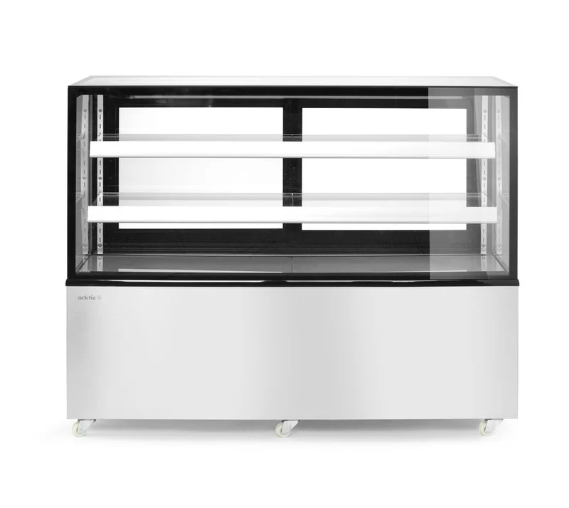 Arktic Kühlvitrine mit 2 Regalen – 230 V / 500 W – 677 × 1524 × 1230 mm