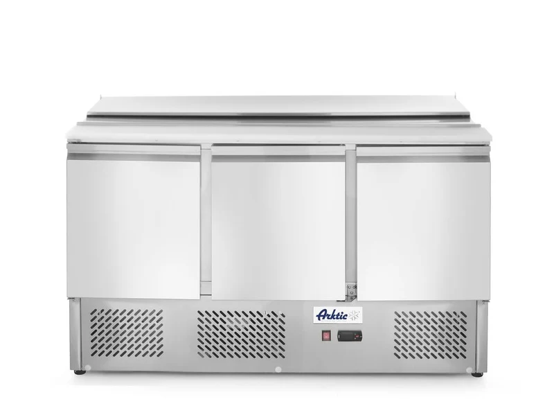 Arktic Saladette – dreitürig 380 L – 253 l – 230 V / 310 W – 700 × 1380 × 868 mm