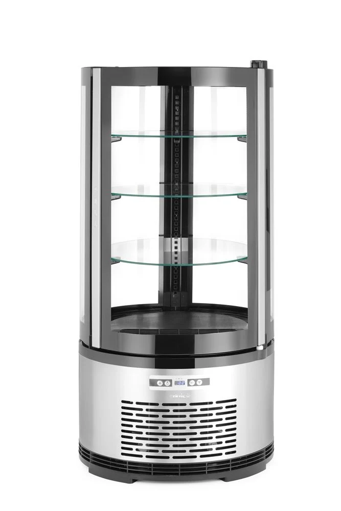 Arktic Kuchenvitrine – rund 100 l – 230 V / 210 W – Ø 480 × H 1065 mm
