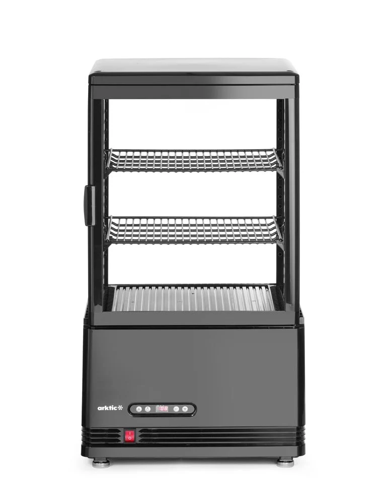 Arktic Aufsatz-Kühlvitrine 58 Liter – schwarz – 230 V / 170 W – 406 × 452 × 830 mm