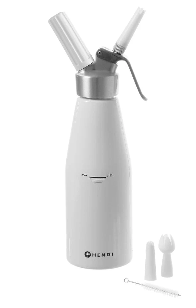 HENDI Sahnespender – Kitchen Line – 0,95 l – Ø 95 × H 320 mm