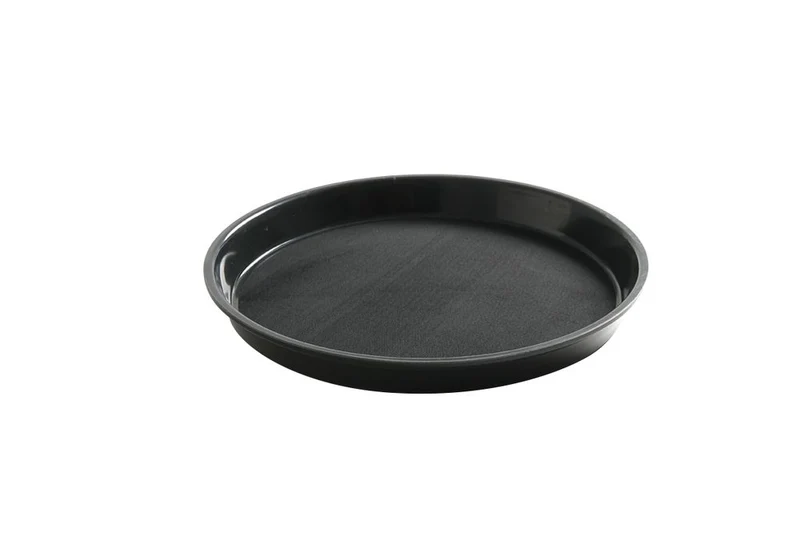 HENDI Serviertablett rund mit hohem Rand – Ø 320 × H 37 mm