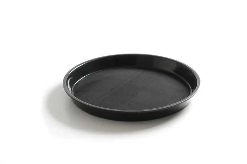 HENDI Serviertablett rund mit hohem Rand – Ø 360 × H 39 mm
