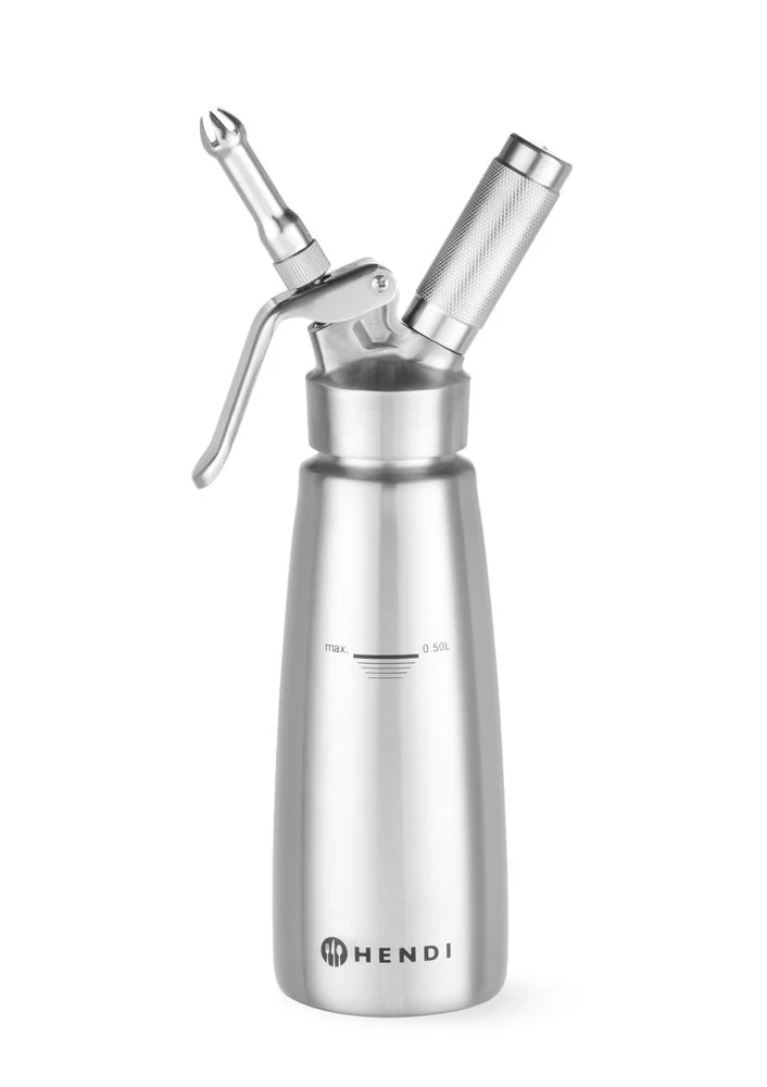 HENDI Sahnespender – Profi Line – 0,5 l – Ø 85 × H 235 mm