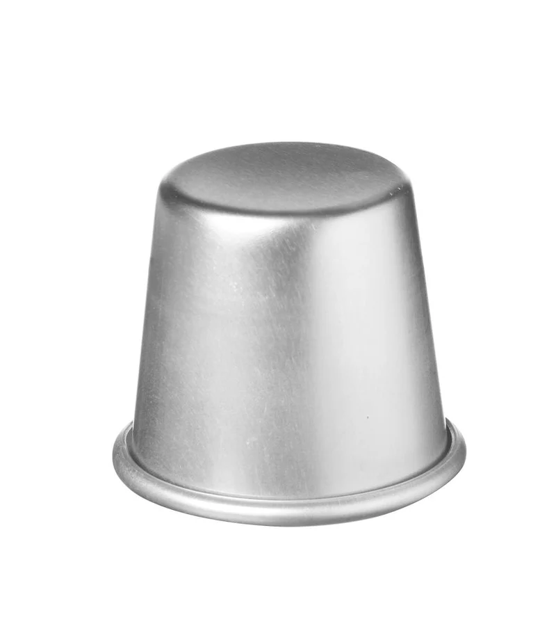 HENDI Backform rund – mit gebördeltem Rand – Ø 70 × H 68 mm