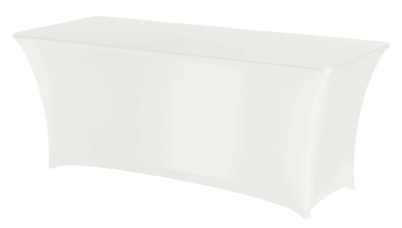 HENDI Tischhusse, rechteckig – Kitchen Line – 810934 – Weiß – 1200 × 760 × H 730 mm