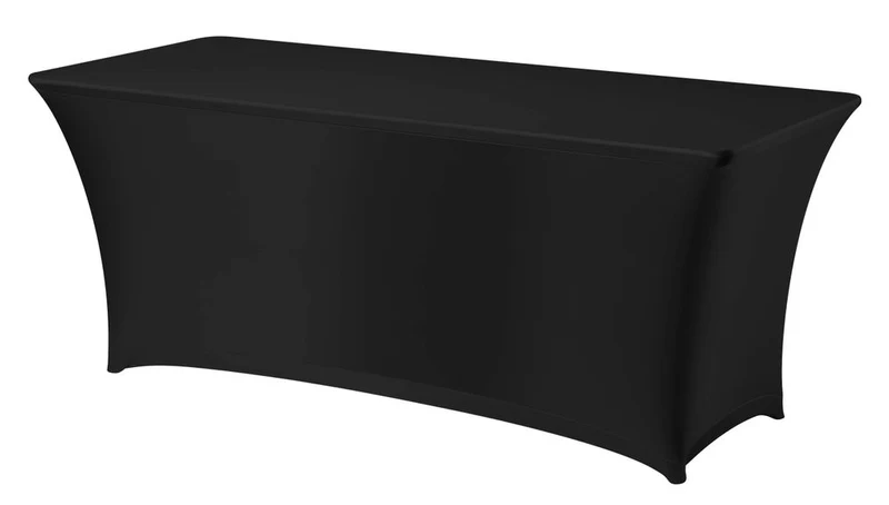 HENDI Tischhusse – rechteckig – Kitchen Line – 810910 + 810897 – Schwarz – 1830 × 760 × 730 mm
