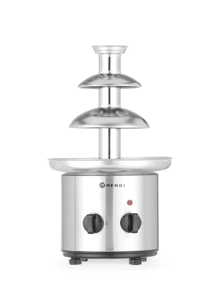HENDI Schokoladenbrunnen 3 Etagen – 230 V / 46 W – Ø 215 × H 375 mm