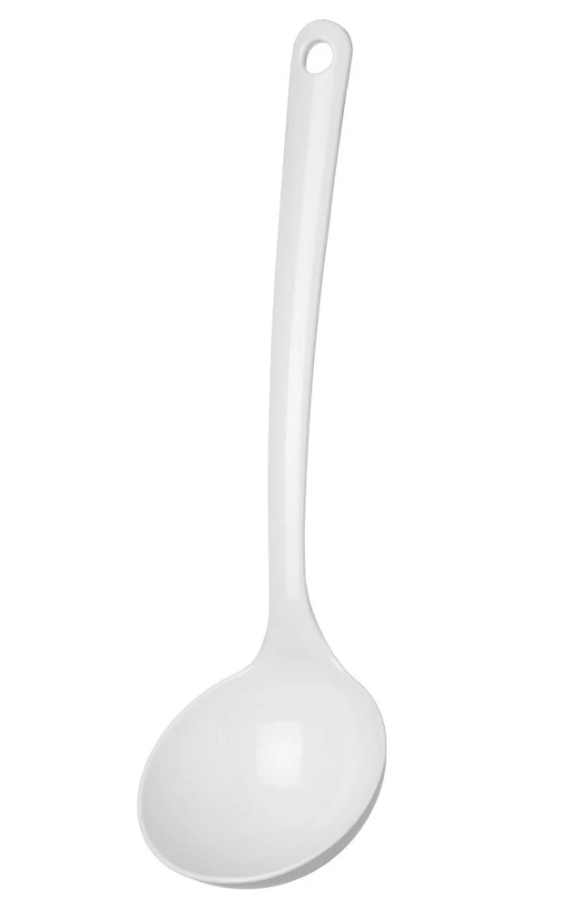 HENDI Saucenlöffel – 0,14 l – Weiß – 300 × 93 mm