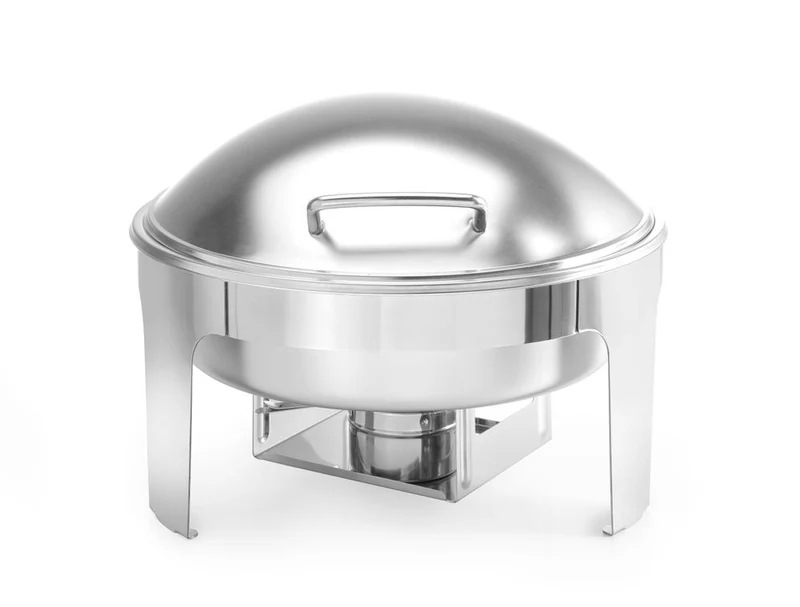 HENDI Chafing Dish rund – satiniert – Profi Line – 6 l – 465 × 420 × 320 mm