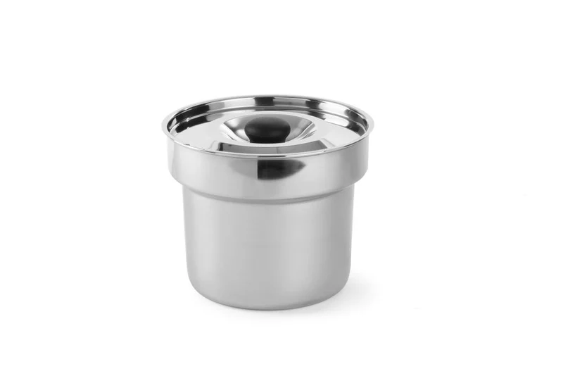 HENDI Bain-Marie-Topf – Bain-Marie Topf – 4 l – Ø 215 × H 177 mm – Rund