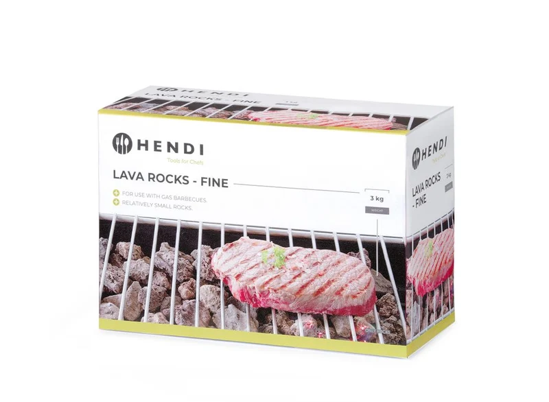 HENDI Lavasteine - fein – Box