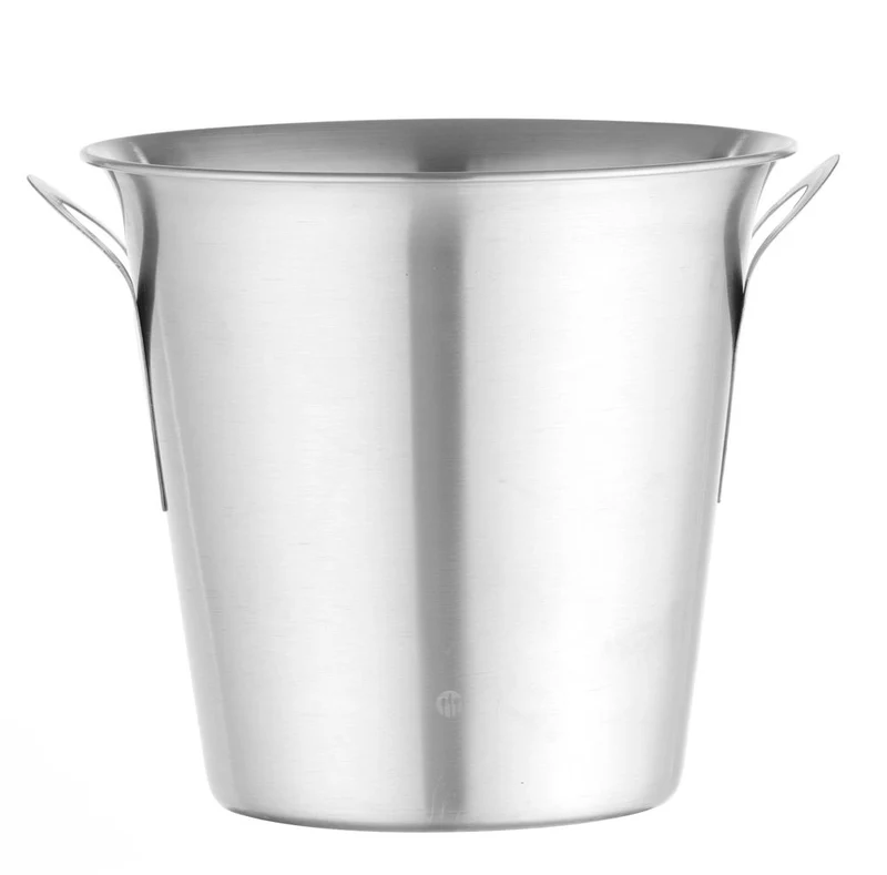 BarUp Champagnerkühler – 3,5 l – Silber – Ø 210 × H 210 mm