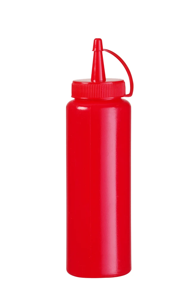 HENDI Spenderflasche – 0,2 l – Rot – Ø 50 × H 177 mm