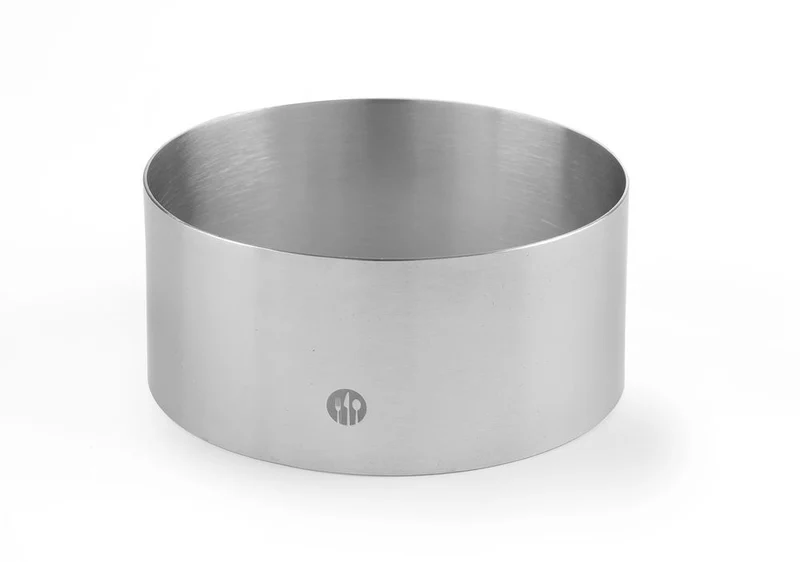 HENDI Speisering und Drücker – rund – Ø 100 × H 45 mm