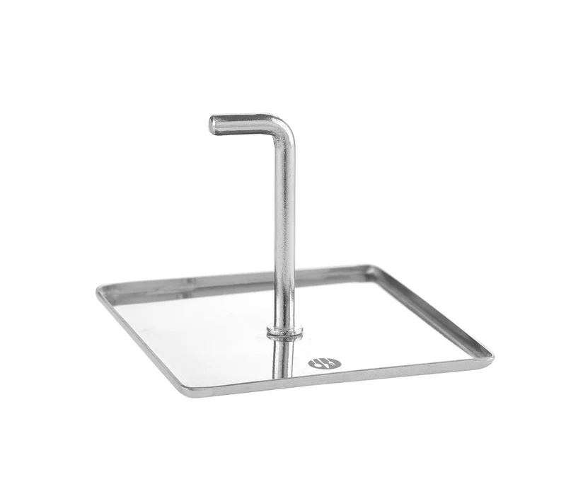 HENDI Speiseringe und Stampfer – quadratisch – Stampfer – 80 × 80 × 55 mm