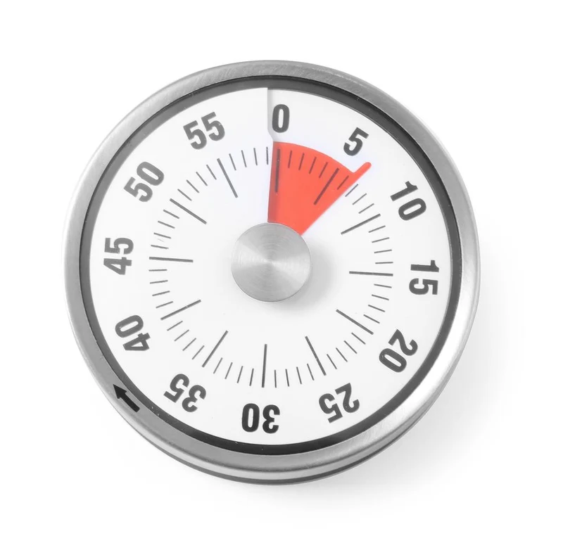 HENDI Analoge Küchenuhr – Ø 80 × H 30 mm