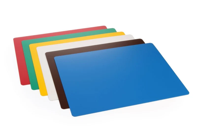 HENDI HACCP Schneidfolienset - 6-teilig – 380 × 305 mm – Rechteckig