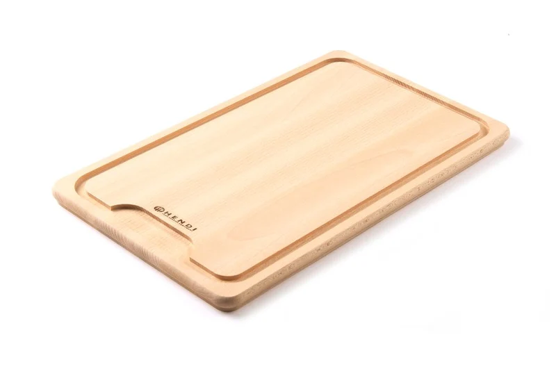 HENDI Tranchierbrett – Holz hell – 390 × 230 mm