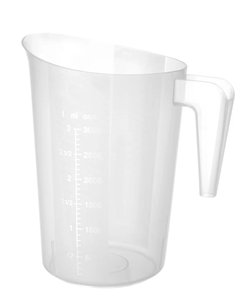 HENDI Messbecher – stapelbar – Budget Line – 3 l – Ø 181 × H 233 mm