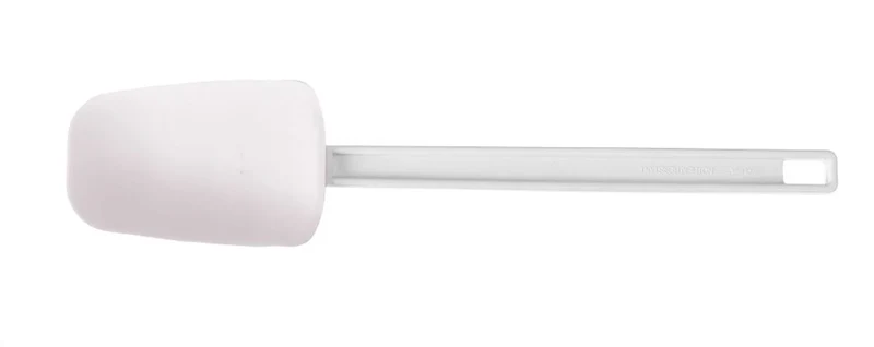 HENDI Schaberlöffel geformt – Kitchen Line – Weiß – 357 × 75 mm