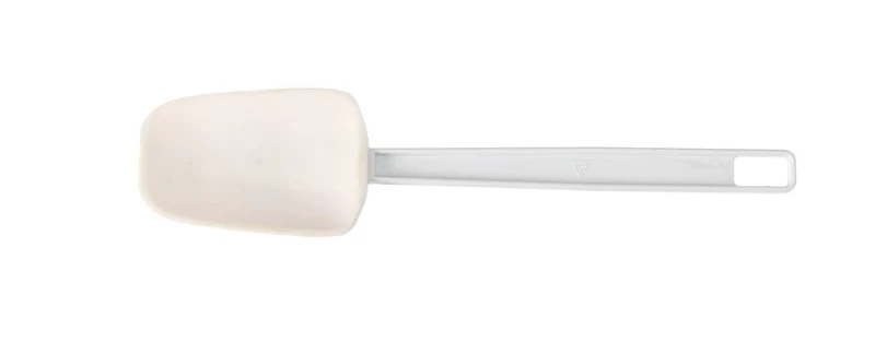 HENDI Schaberlöffel geformt – Kitchen Line – Weiß – 254 × 57 mm
