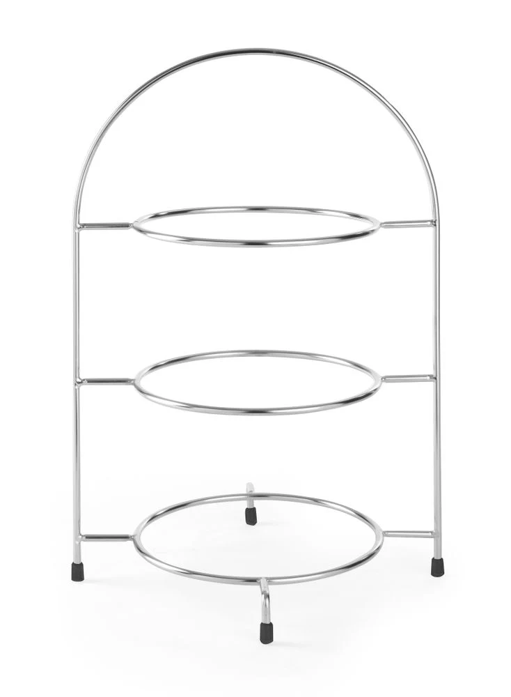 HENDI Teller-Etagere – geeignet für Teller bis max. Ø 275 mm – 290 × 290 × 440 mm