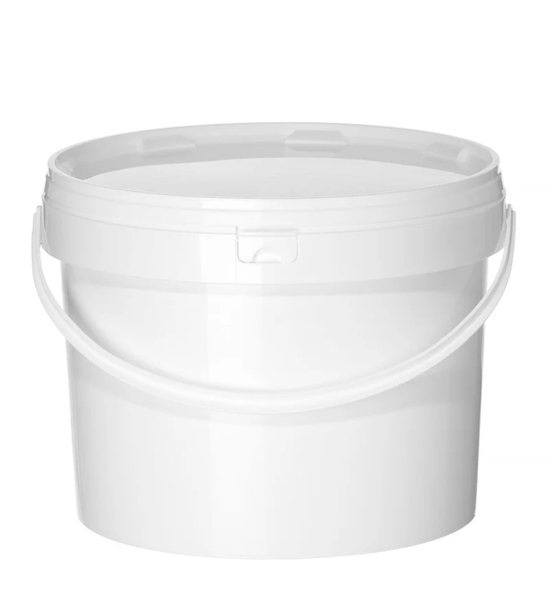 HENDI Eimer – Druck- / Beschriftungsbereich: 810 × 155 mm – 11,3 l – Weiß – Ø 300 × H 230 mm