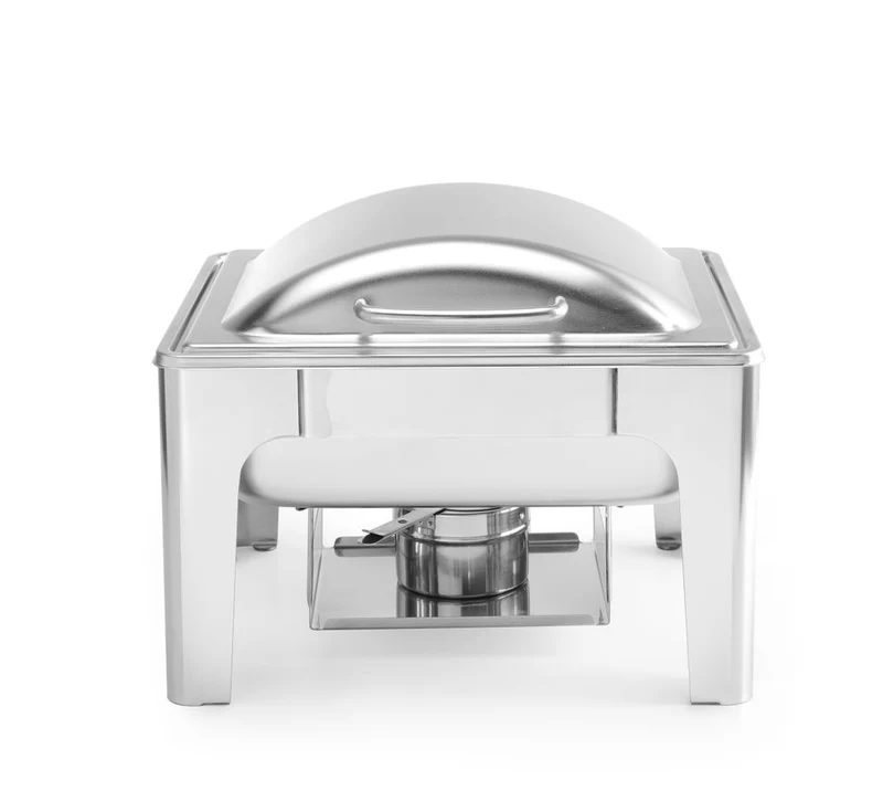 HENDI Chafing Dish GN 1 / 2 – Satiniert – Profi Line – 4 l – 365 × 370 × 280 mm