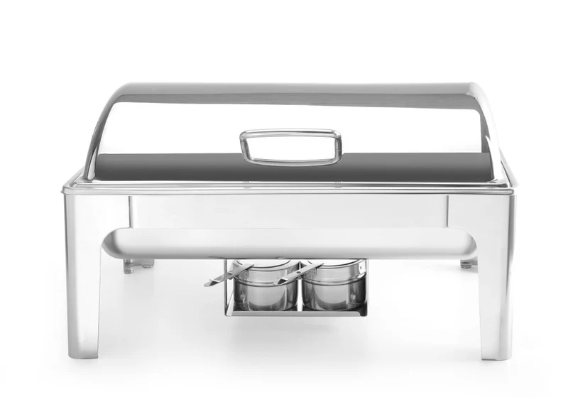 HENDI Chafing Dish GN 1 / 1 – Spiegelglanz – Profi Line – 9 l – 570 × 405 × 320 mm