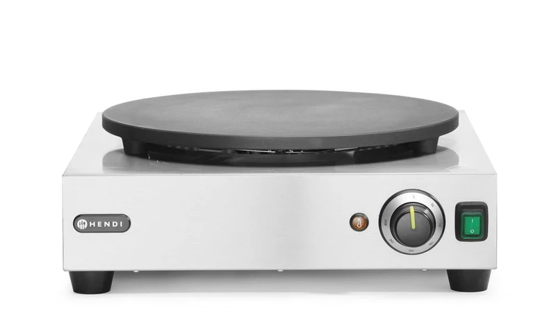 HENDI Crêpe-Platte – 230 V / 3000 W – 458 × 520 × 165 mm