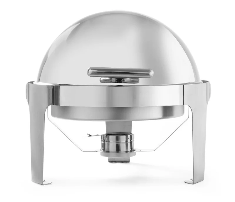 HENDI Chafing Dish Rolltop - rund – 5,6 l – 510 × 540 × 480 mm