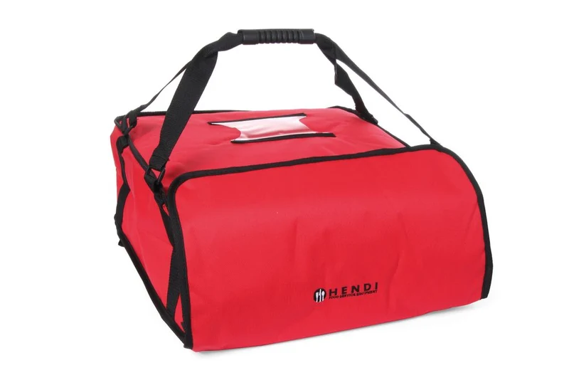HENDI Pizza-Transporttaschen 45 cm – 4 Kartons – 470 × 470 × 210 mm