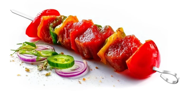 HENDI Grillspieße 210 mm, Edelstahl 18/0 – 24 Stück