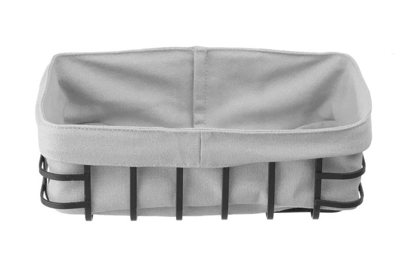 HENDI Brotkorb mit Beutel – rechteckig – 250 × 180 × 85 mm