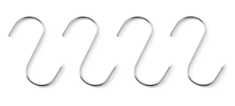 HENDI Fleischerhaken – 90 × 4 mm – 4 Stück